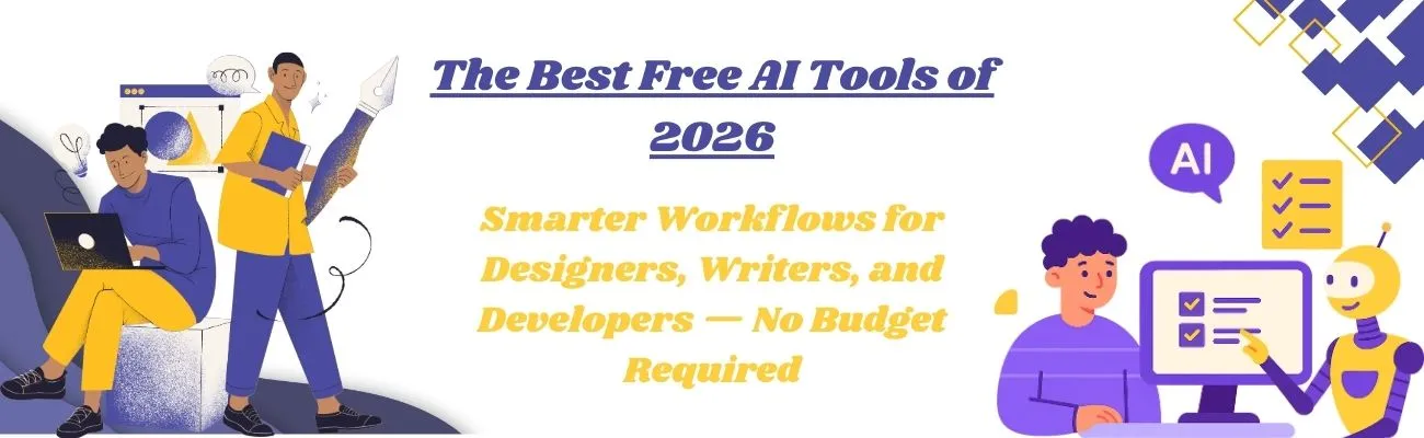 Best Free AI Tools for Designers, Writers & Developers 2026