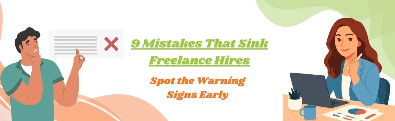 Red Flags to Watch Before Hiring a Freelancer